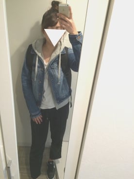 「NIKE（ナイキ）のNIKE/ナイキ グランドテラス 654495（スニーカー）」を使った、Ayumi Hiraokaさん（レディース・162cm）の春コーディネート