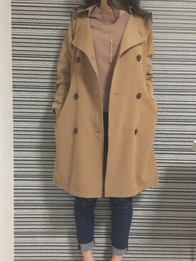 「NIKE（ナイキ）のNIKE/ナイキ グランドテラス 654495（スニーカー）」を使った、Ayumi Hiraokaさん（レディース・162cm）の春コーディネート