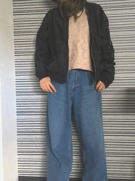 「NIKE（ナイキ）のNIKE/ナイキ グランドテラス 654495（スニーカー）」を使った、Ayumi Hiraokaさん（レディース・162cm）の春コーディネート