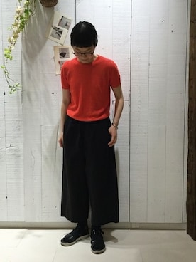 「JOURNAL STANDARD LUXE（ジャーナルスタンダード　ラックス）のアイテム（パンツ）」を使った、journal standard luxe堀江店さん（レディース・164cm）の夏コーディネート