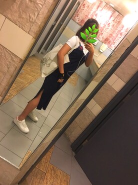 「no brand（ノーブランド）のアイテム（スカート）」を使った、イチコ🌿🍓さん（レディース・155cm）の夏コーディネート