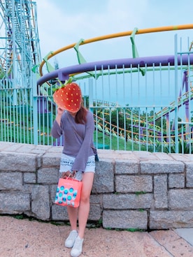 「NOのアイテム（シューズ）」を使った、イチコ🌿🍓さん（レディース・155cm）の夏コーディネート