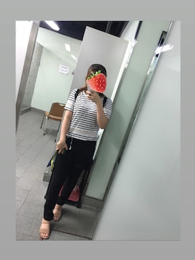 「NOのアイテム（シューズ）」を使った、イチコ🌿🍓さん（レディース・155cm）の夏コーディネート