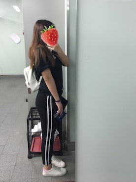 「Step Korea（Step Korea）のアイテム」を使った、イチコ🌿🍓さん（レディース・155cm）の夏コーディネート
