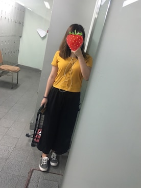 「eight sixty（エイト・シックスティ）のアイテム」を使った、イチコ🌿🍓さん（レディース・155cm）の秋コーディネート