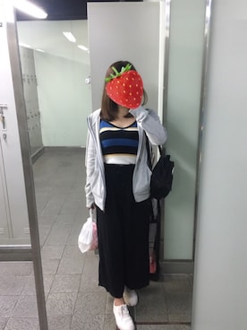 「cotton on（コットンオン）のアイテム（モッズコート）」を使った、イチコ🌿🍓さん（レディース・155cm）の春コーディネート