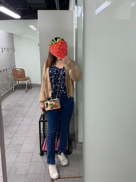 「WEGO（ウィゴー）のアイテム（ノーカラージャケット）」を使った、イチコ🌿🍓さん（レディース・155cm）の春コーディネート