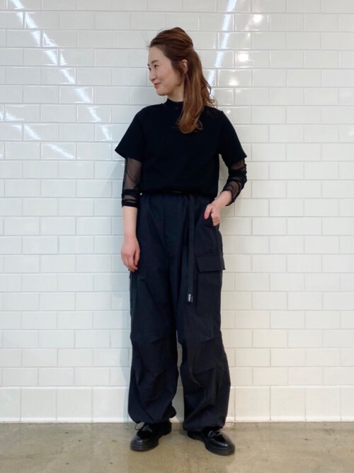 高田真衣 Ciaopanic Wild Thingsのカーゴパンツを使ったコーディネート Wear