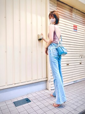 「Ravijour（ラヴィジュール）のアイテム」を使った、yurikobutaさん（レディース・160cm）の夏コーディネート