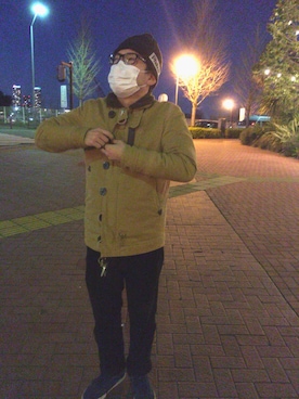 「ROUGH and RUGGED（ラフアンドラゲッド）のアイテム」を使った、Takuro Shimizuさん（メンズ・169cm）の冬コーディネート