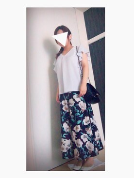 「お買い物」｜「アイテム（アクセサリー）」を使った、Miho🐻さん（レディース・160cm）の夏コーディネート
