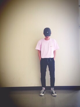 「坩堝（ルツボ）のアイテム」を使った、shota223さん（メンズ・166cm）の春コーディネート