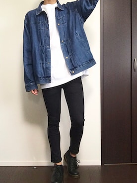 「RAGEBLUE（レイジブルー）のアイテム（シューズ）」を使った、Ayumiさん（メンズ・177cm）の春コーディネート