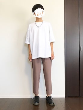 「RAGEBLUE（レイジブルー）のアイテム（シューズ）」を使った、Ayumiさん（メンズ・178cm）の春コーディネート