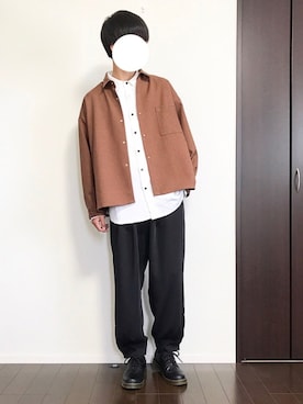 「RAGEBLUE（レイジブルー）のアイテム（シューズ）」を使った、Ayumiさん（メンズ・178cm）の春コーディネート