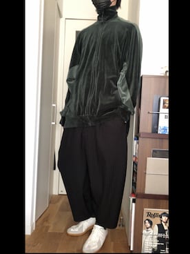 「LAD MUSICIAN（ラッドミュージシャン）のアイテム（その他アウター）」を使った、りひとさん（メンズ・188cm）の冬コーディネート