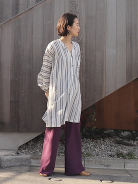 「カジュアルアップ」｜iida.さん（レディース・163cm）の冬コーディネート
