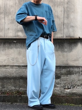 「NO ID.（ノーアイディ）のアイテム（アクセサリー）」を使った、kulaさん（メンズ・173cm）の春コーディネート