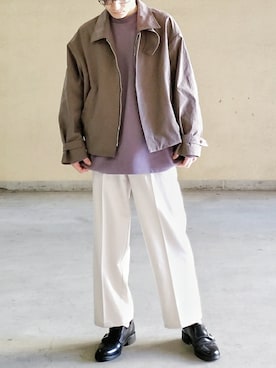 「モンクシューズ」｜kulaさん（メンズ・173cm）の秋コーディネート