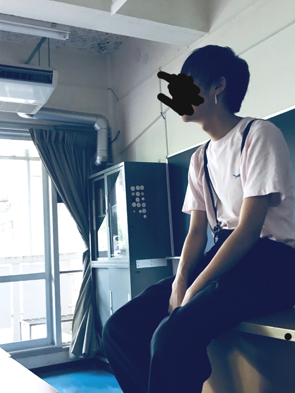 「うまい撮り方教えて、WEGO、フォーエバー21」｜「WEGOのアイテム（その他、ブラック系）」を使った、ぴさん（メンズ・170cm）の夏コーディネートの1枚目の写真