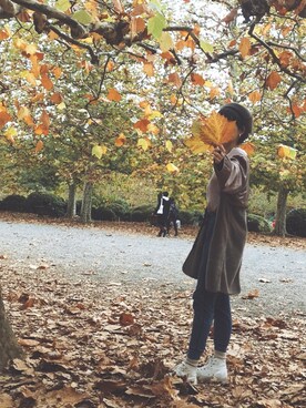 「ジャックパーセル」｜「アイテム（ハンチング/ベレー帽）」を使った、panさん（レディース・162cm）の秋コーディネート