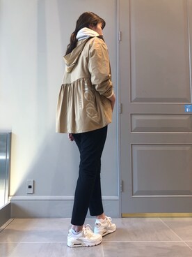 「NERGY（ナージー）のアイテム（ブルゾン）」を使った、miyabiさん（レディース・164cm）の秋コーディネート