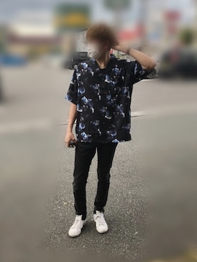 「Paul Smith（ポールスミス）のアイテム（キーケース/キーアクセサリー）」を使った、kuroさん（メンズ・175cm）の夏コーディネート