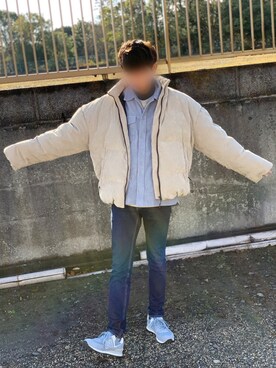 「スニーカー好きと繋がりたい」｜「アイテム（ダッフルコート）」を使った、kuroさん（メンズ・175cm）の冬コーディネート