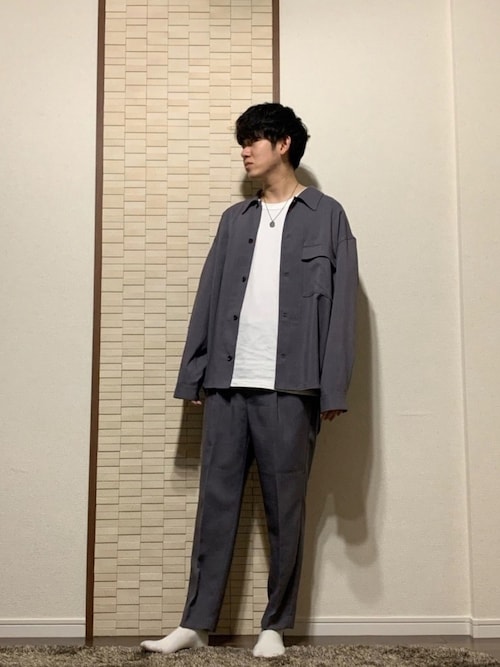 セットアップを使った ユニクロ のメンズ人気ファッションコーディネート Worldarchitecturefestival