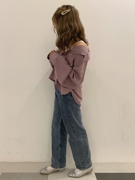 安部麻未奈さん（レディース・152cm）の夏コーディネート