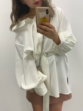 安部麻未奈さん（レディース・152cm）の冬コーディネート