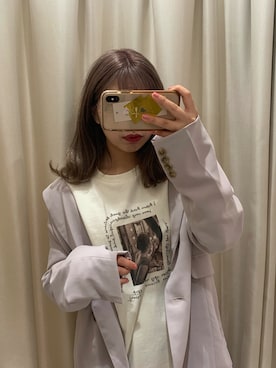 「ラベンダー」｜安部麻未奈さん（レディース・152cm）の冬コーディネート