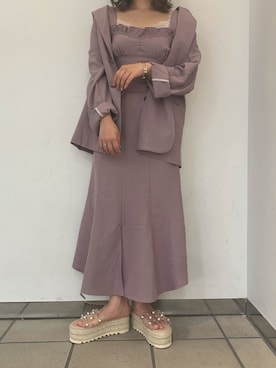 安部麻未奈さん(レディース・152cm)の春コーディネート