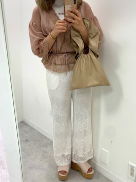 安部麻未奈さん（レディース・152cm）の春コーディネート