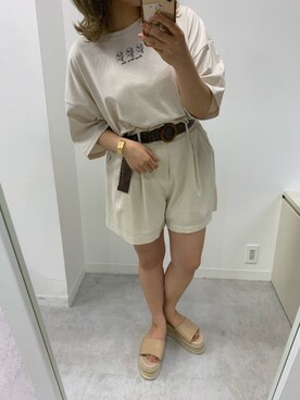 安部麻未奈さん（レディース・152cm）の春コーディネート