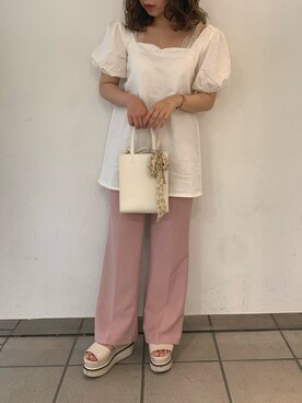 安部麻未奈さん（レディース・152cm）の夏コーディネート