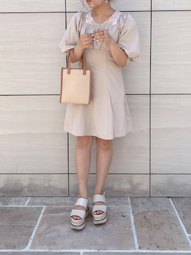 安部麻未奈さん(レディース・152cm)の夏コーディネート