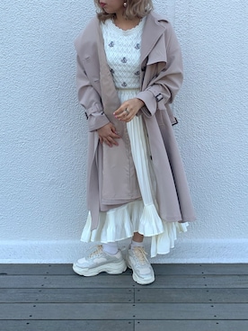 安部麻未奈さん(レディース・152cm)の冬コーディネート