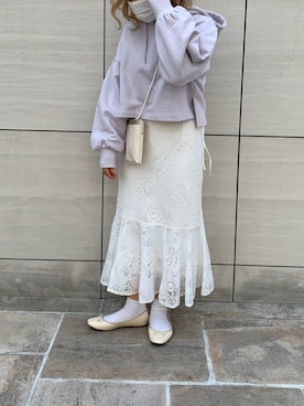 安部麻未奈さん（レディース・152cm）の春コーディネート