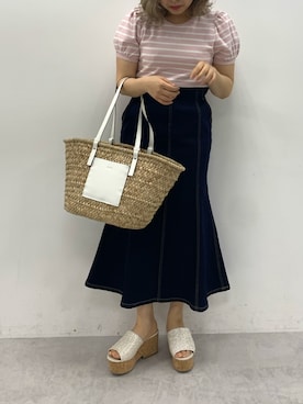 安部麻未奈さん（レディース・152cm）の春コーディネート