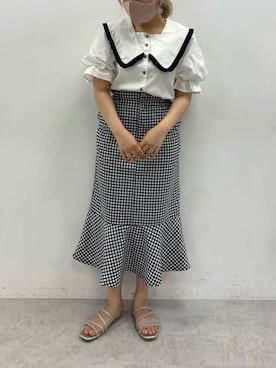 安部麻未奈さん（レディース・152cm）の春コーディネート