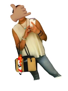 「Max Mara（マックスマーラ）のアイテム（バッグ）」を使った、Y○さん（レディース・164cm）の夏コーディネート
