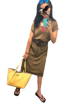 「BCBGMAXAZRIA（ビーシービージーマックスアズリア）のアイテム」を使った、Y○さん（レディース・166cm）の夏コーディネート