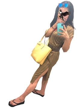 「BCBGMAXAZRIA（ビーシービージーマックスアズリア）のアイテム」を使った、Y○さん（レディース・166cm）の夏コーディネート