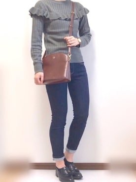 「AIGNER（アイグナー）のアイテム」を使った、ｓｈｉｈｏ*さん（レディース・159cm）の秋コーディネート