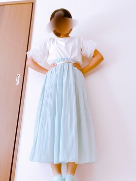 maro⭐︎相互⭐︎全身1万円以下コーデさん（レディース・158cm）の夏コーディネート