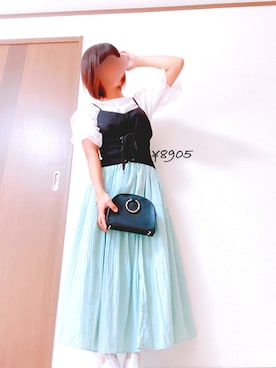 maro⭐︎相互⭐︎全身1万円以下コーデさん（レディース・157cm）の夏コーディネート