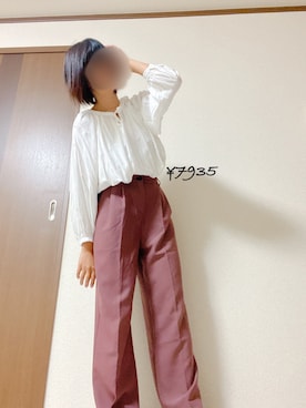 maro⭐︎相互⭐︎全身1万円以下コーデさん(レディース・157cm)の秋コーディネート