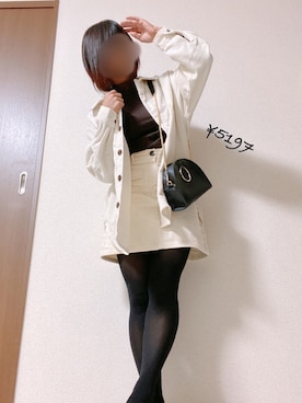 maro⭐︎相互⭐︎全身1万円以下コーデさん（レディース・157cm）の秋コーディネート