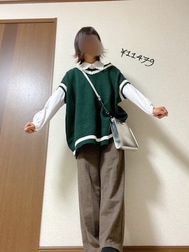 maro⭐︎相互⭐︎全身1万円以下コーデさん（レディース・157cm）の秋コーディネート